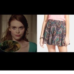 Lush Paisley Circle Skirt in Navy, Teal, Pink & Gold